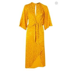 TOPSHOP Jacquard Knot Midi Dress SOLD OUT